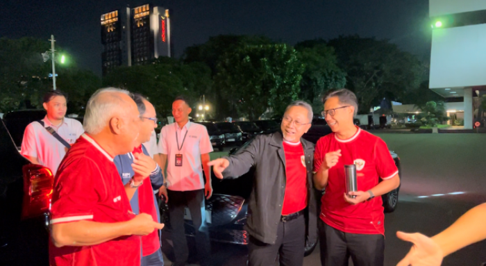 Jokowi Gelar Nobar Timnas Indonesia Vs Uzbekistan di Istana, Sejumlah Menteri Saling Tebak Skor