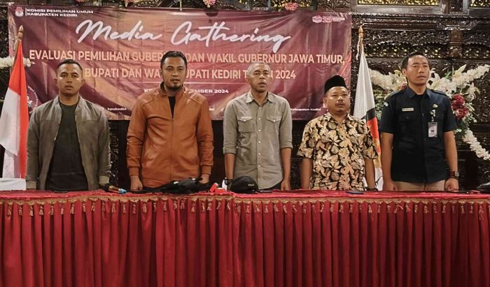 KPU Kediri Evaluasi Pelaksanaan Pilkada 2024, Partisipasi Pemilih Kabupaten Kediri Tertinggi, 72,15%