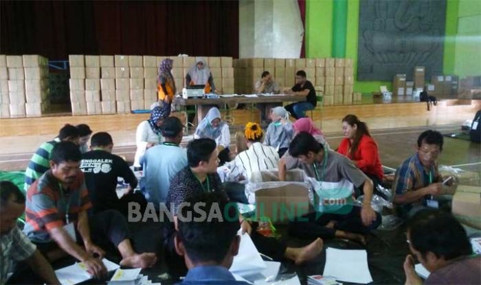 Surat Suara Caleg DPR-RI untuk KPU Trenggalek Masih Kurang 1.268 Lembar