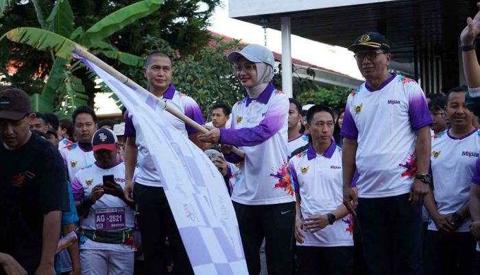 MAPAN Color Run Kediri, Ribuan Peserta Padati Jalan Basuki Rahmat