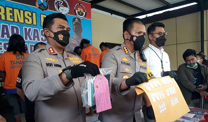 Satresnarkoba Polresta Sidoarjo Tangkap Pengedar Sabu dari Balongbendo