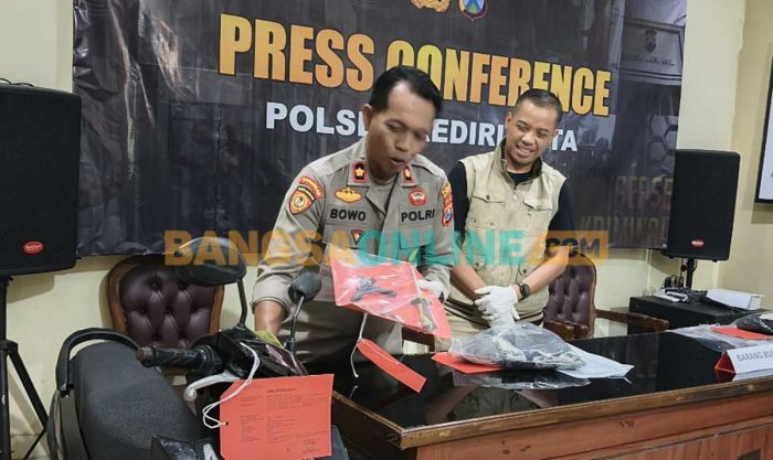 Polsek Kediri Kota Ringkus 2 Pelaku Curanmor