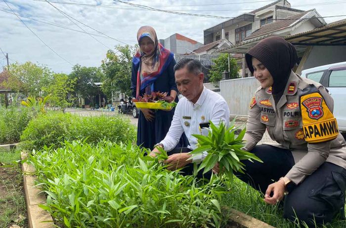 Polsek Sedati dan Pemdes Buncitan Siapkan Kawasan P2B di Perumahan Swan Regency