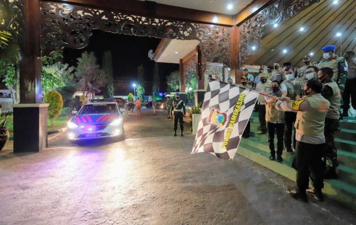 Bupati Pamekasan Bersama TNI-Polri Launching Tim Mobile Covid Hunter, Tindak Tegas Pelanggar Prokes