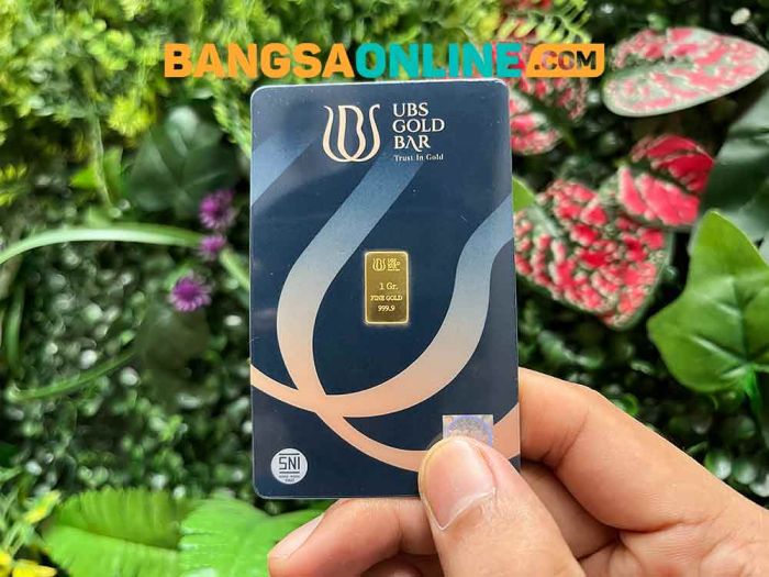 Harga Emas UBS Hari Ini Melonjak, Buyback Jadi Naik Segini