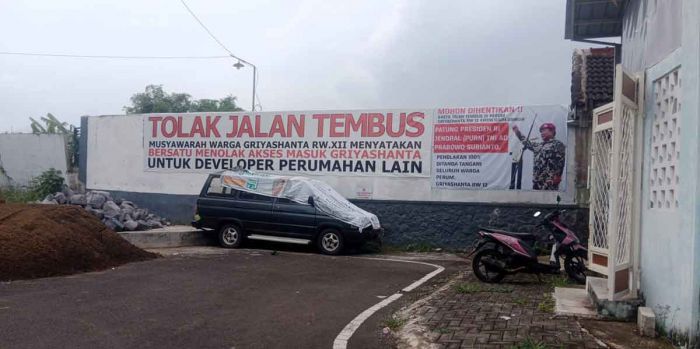 Warga Griya Shanta Tolak Pembongkaran Tembok, Kirim Surat Terbuka ke Wali Kota Malang
