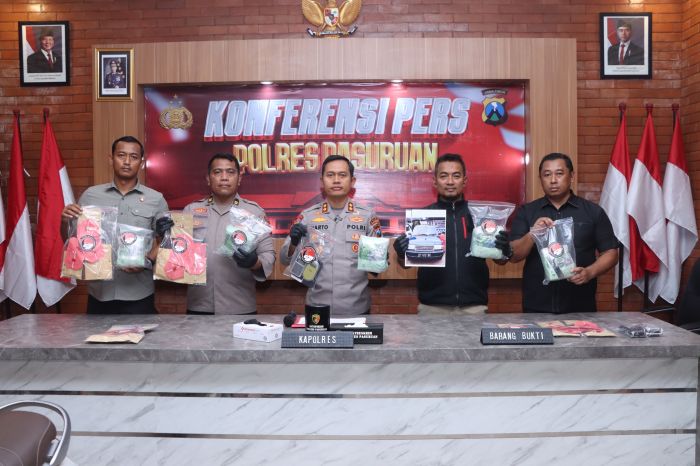 Sepanjang Januari 2026, Polres Pasuruan Ungkap 25 Kasus Narkoba dan Amankan BB 5 Kg Lebih Sabu
