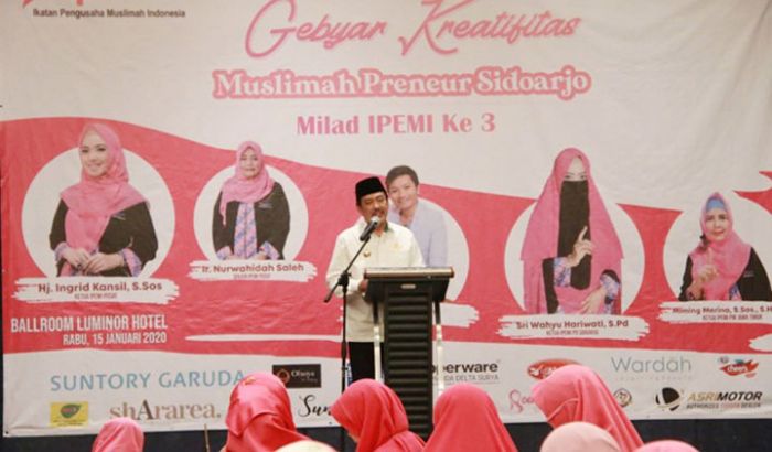 Plt Bupati Sidoarjo Minta Ipemi Cetak Pengusaha Muslimah Profesional