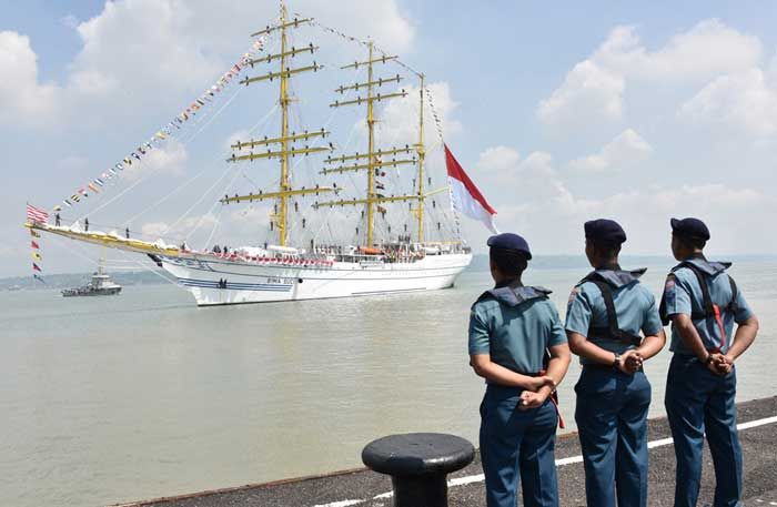 Legenda Baru KRI Bima Suci Tiba di Koarmatim