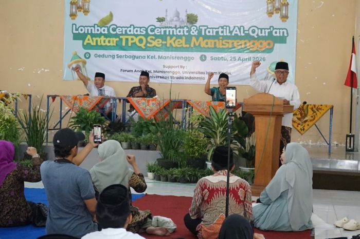 Wawali Kediri Beri Semangat Peserta Lomba Tartil dan Cerdas Cermat Al-Quran di Manisrenggo