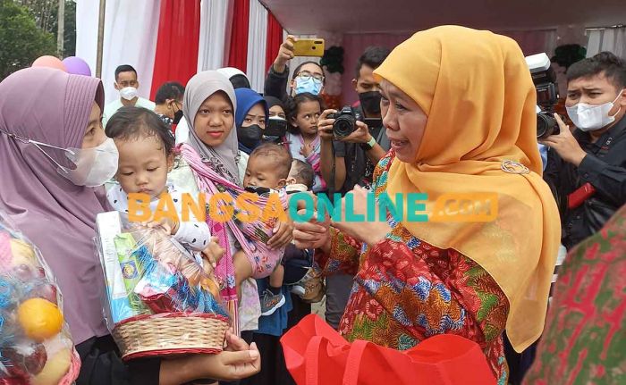 Gubernur Khofifah Optimis Angka Stunting di Jatim 2024 Turun Jadi 14 persen