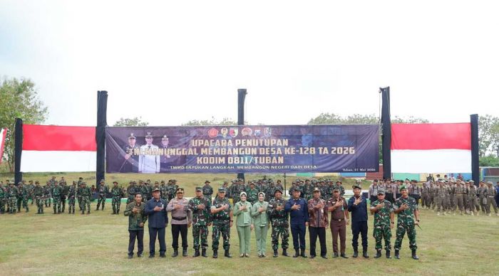 TMMD Tuban Rampungkan 100 Persen Target Pembangunan