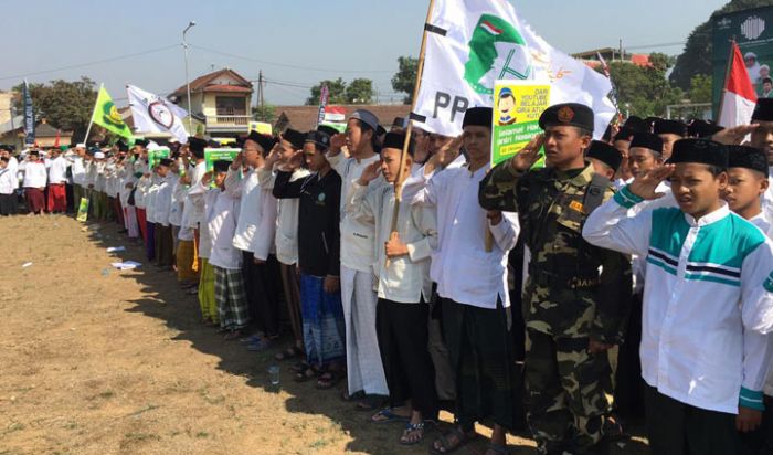Ribuan Santri Ikuti Upacara HSN, PCNU Jember: Santri Millenial Harus jadi Penjelajah Intelektual