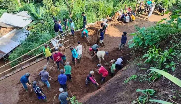 Pascalongsor Wonosalam, DPUPR Jombang Langsung Identifikasi Kerusakan dan Penanganan