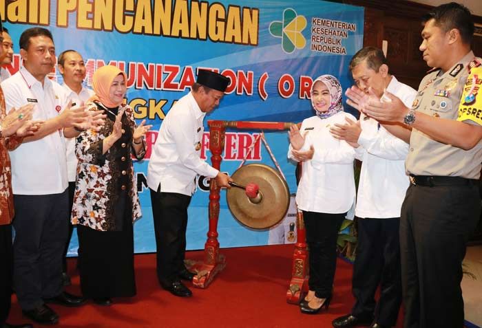 Pemkab Lamongan Canangkan Imunisasi Difteri Massal