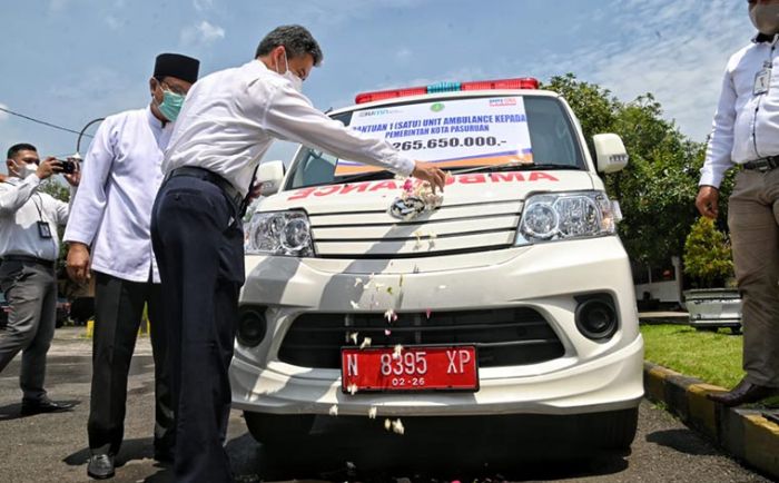 Pemkot Pasuruan Terima Bantuan Mobil Ambulans dari CSR BRI