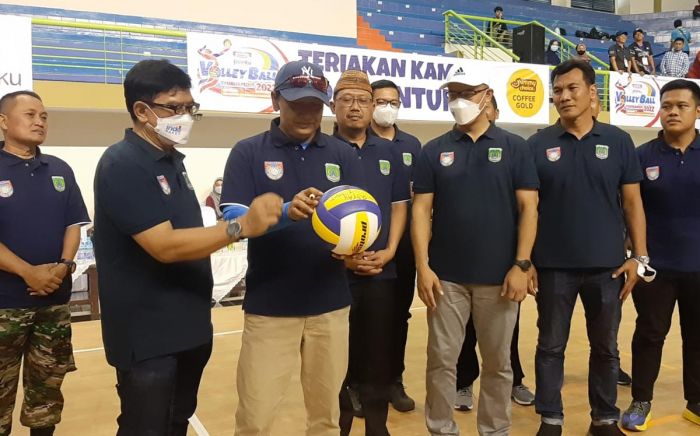 Pembangunan Rampung, GOR Sasana Krida Langsung Digunakan Turnamen Voli