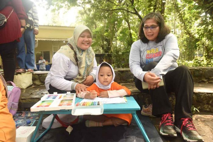 Pj Wali Kota Kediri Tekankan Pentingnya Menjaga Lingkungan Sejak Dini saat World Clean Up Day 2024