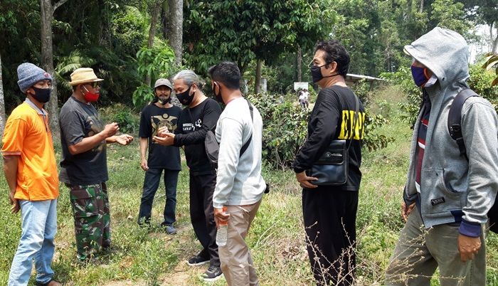 ​Puluhan Komunitas Pecinta Lingkungan Kediri Survei Lokasi di Alas Simpenan