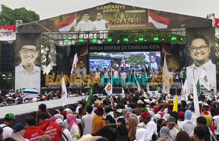 Muhibbin-Aushaf Gelar Kampanye Akbar di GOR Bung Karno