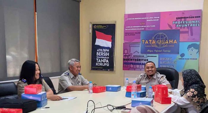 Perwakilan Kantah Kabupaten Pasuruan Hadiri Rapat Itjen Kementerian ATR/BPN