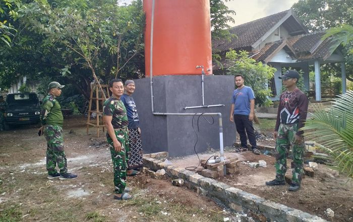 Satgas TMMD Ke-128 Bangun Toren Air, Warga Mojokopek Kini Nikmati Akses Air Lebih Mudah