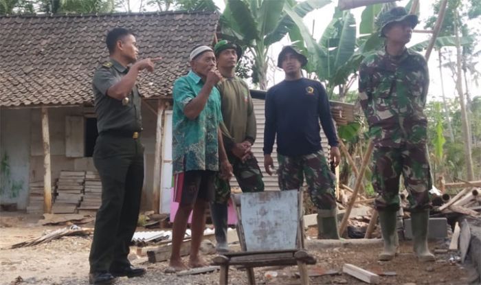 Jelang Penutupan, Kasdim Didampingi Pasiter Tinjau Lokasi TMMD