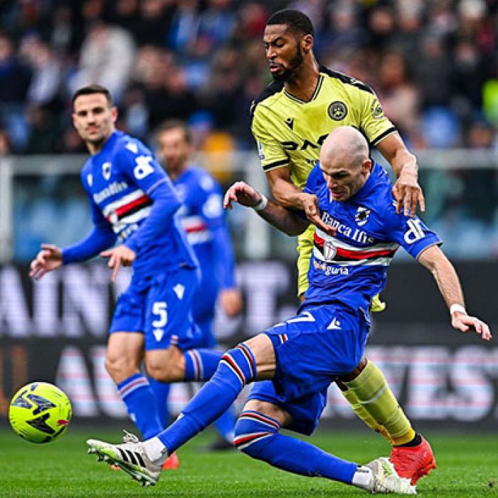 Hasil Liga Italia Sampdoria vs Udinese: Gol Tunggal Ehizibue Bawa Zebrette ke Papan Tengah