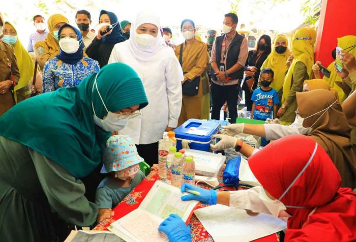 Kasus Campak di 8 Daerah Meningkat, Gubernur Khofifah Imbau Masyarakat Tetap Waspada