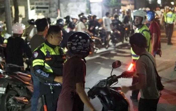 71 Motor Diamankan, Polres Tuban Perketat Razia Balap Liar hingga Jalur Tikus