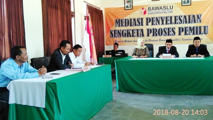 Mediasi Bacaleg dan KPU Deadlock , Bawaslu Blitar Siapkan Sidang Ajudikasi