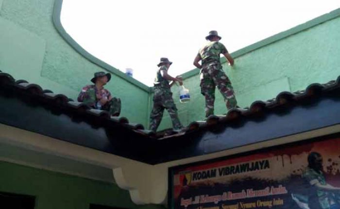 Percantik Diri, Kodim 0808/Blitar Renovasi Markas dan Perluas Masjid