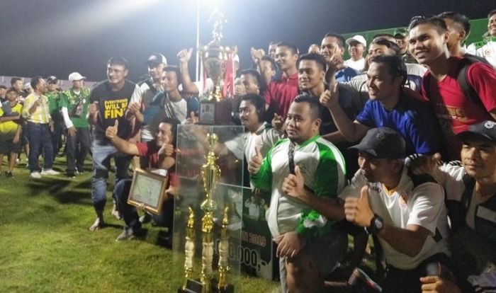 Tambakboyo Juara Turnamen Sepak Bola Bupati Cup IV, Bupati Huda Beri Apresiasi