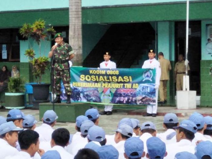 Kodim 0808/Blitar Sosialisasikan Pendaftaran TNI-AD