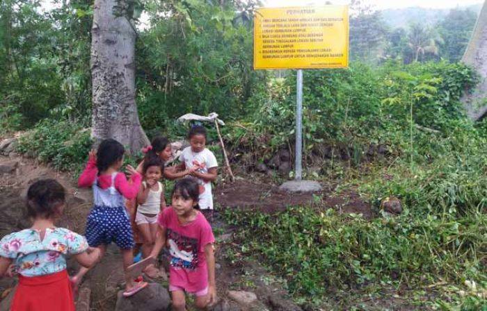 Lokasi Semburan Lumpur Bojonegoro Dipasang Papan Peringatan Bahaya