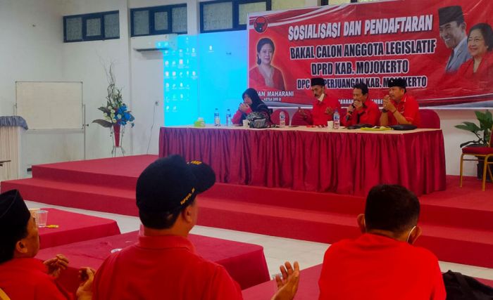 Kejar Target 14 Kursi, DPC PDIP Kabupaten Mojokerto Jaring Bacaleg 2024