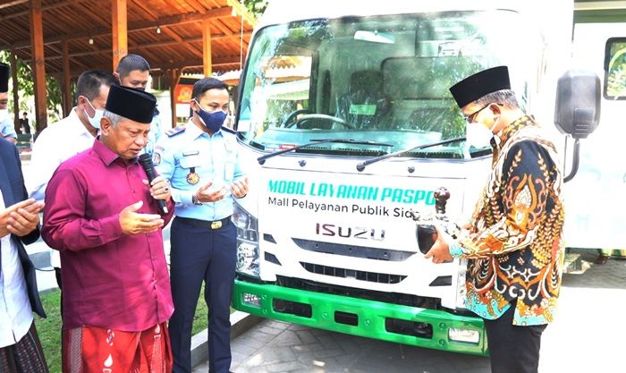 Gandeng Pemkab Sidoarjo, Kanim Surabaya Gelar Pelayanan Paspor Keliling