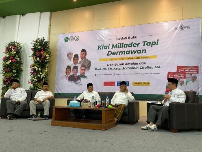 Bedah Buku Kiai Asep di Uninus Bandung, Prof Obsatar Kritik Keras Ada Logo NU dan Bismillah