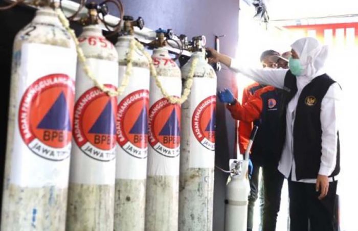 Gubernur Khofifah Resmikan Stasiun Pengisian Oksigen Gratis di Malang Raya
