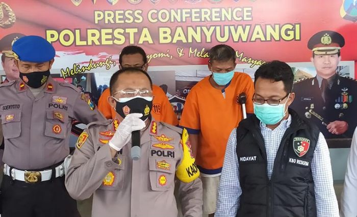 Polisi Banyuwangi Tembak Kaki Penjahat Kambuhan Pencuri Motor