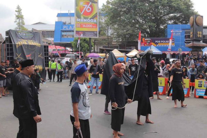 Polres Batu Terjunkan 310 Personel untuk Pengamanan Karnaval Bantengan Nuswantara 2023