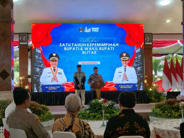 Refleksi Satu Tahun Kepemimpinan, Bupati Blitar Tegaskan Kerja Nyata dan Transparan