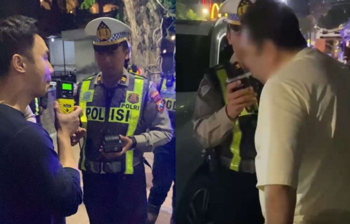 Satlantas Polrestabes Surabaya Jaring Pengemudi Roda 4 dalam Kondisi Pengaruh Alkohol Tinggi