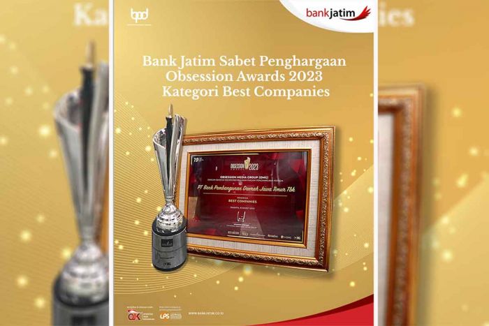Bank Jatim Berhasil Raih Penghargaan Obsession Awards 2023 Kategori Best Companies