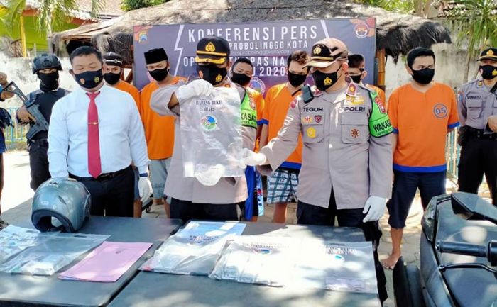 Operasi Tumpas Semeru 2020, ​Polres Probolinggo Kota Tangkap 6 Pengedar Narkoba