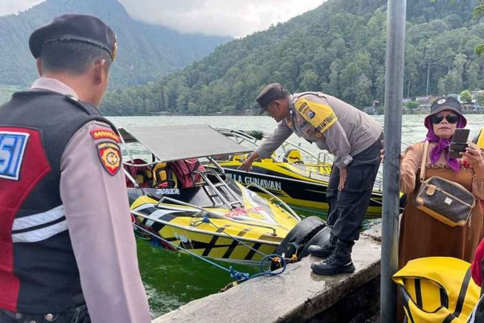 Dua Speedboat di Telaga Sarangan Alami Kecelakaan, Satu Sopir Alami Luka