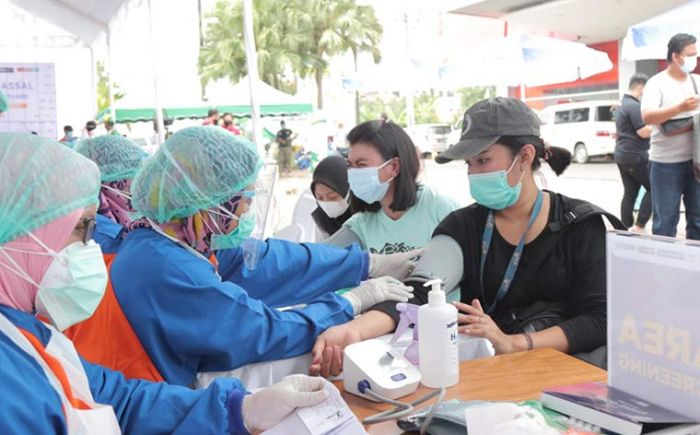 Fokuskan Vaksinasi Pada Pekerja Publik, Pemkot Kediri Sasar Tiga Mall di Kota Kediri