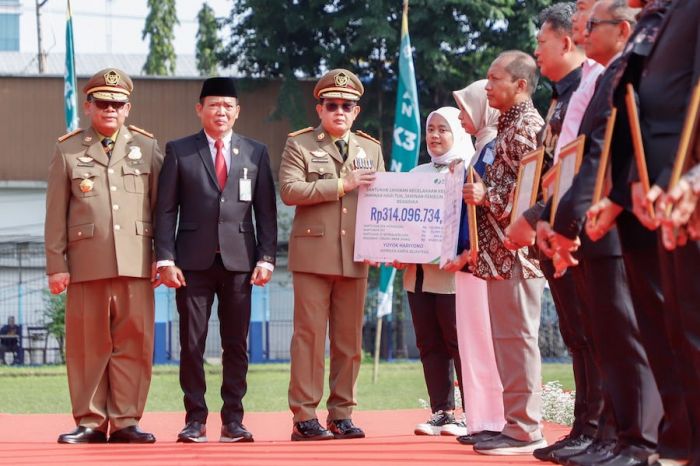 Pimpin Apel Bulan K3, Pj. Gubernur Jatim Tekankan Pentingnya Peningkatan Kapasitas SDM