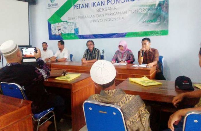 Dinas Perikanan Ponorogo dan Ocialis Buka Bersama Petani Ikan