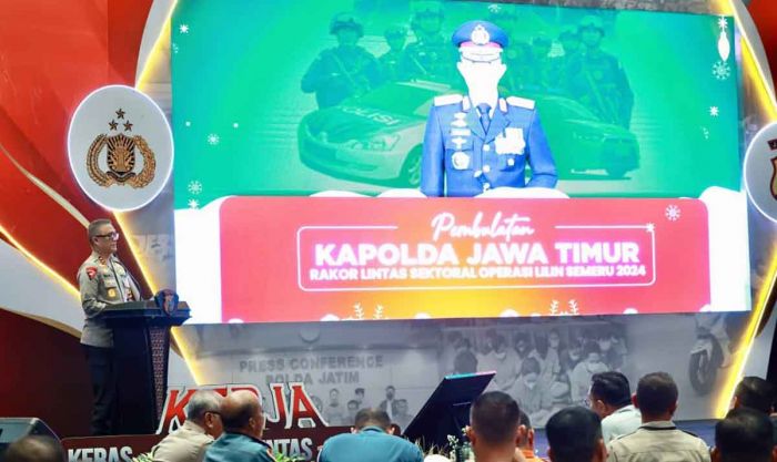 Kapolda Jatim Tekankan Kewaspadaan Cuaca Ekstrem dan Keamanan saat Rakor Operasi Lilin Semeru 2024